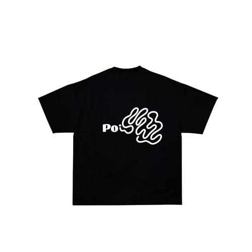 Point - Scribble T (black and white).